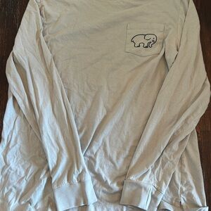 Ivory Ella Light Gray Long Sleeve Tee